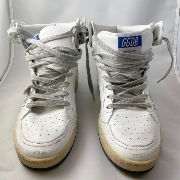 Golden Goose Sky Star Leather High-Top Sneakers EU37 NIB - Picture 2 of 10